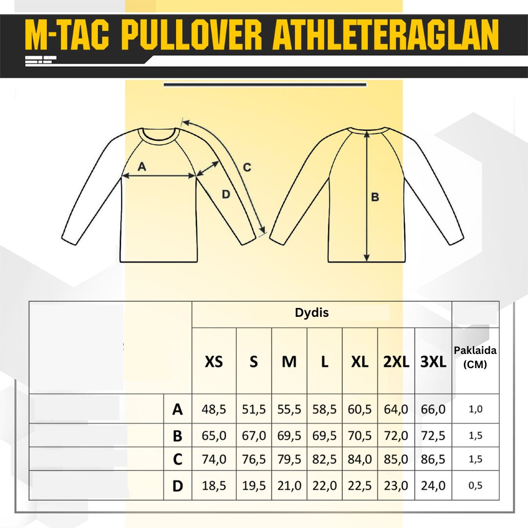 Megztinis M-Tac Raglan Athlete